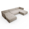 Ecksofa, Sofa U form, Couch U form Hannover U stoff Castel