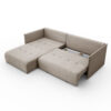 Ecksofa, Sofa L form, Couch L form Hannover L stoff Castel