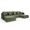 Ecksofa, Sofa U form, Couch U form Hannover U stoff Castel