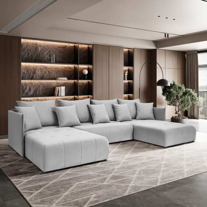 Ecksofa, Sofa U form, Couch U form Hannover U stoff Castel