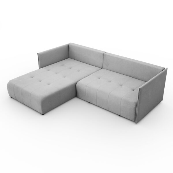 Ecksofa, Sofa L form, Couch L form Hannover L stoff Castel – Bild 17