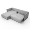Ecksofa, Sofa L form, Couch L form Hannover L stoff Castel