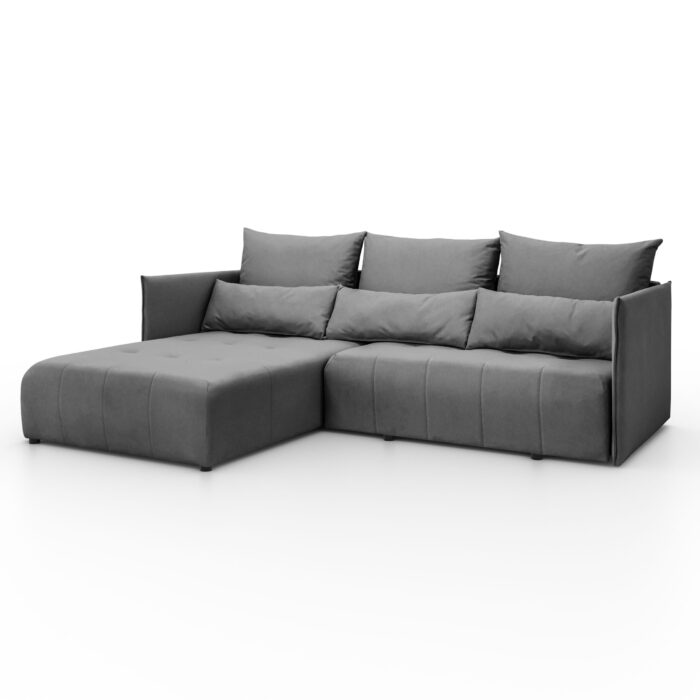 Ecksofa, Sofa L form, Couch L form Hannover L stoff Castel