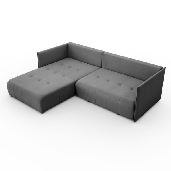 Ecksofa, Sofa L form, Couch L form Hannover L stoff Castel – Bild 31