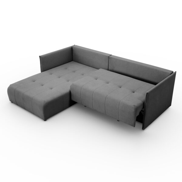 Ecksofa, Sofa L form, Couch L form Hannover L stoff Castel – Bild 32