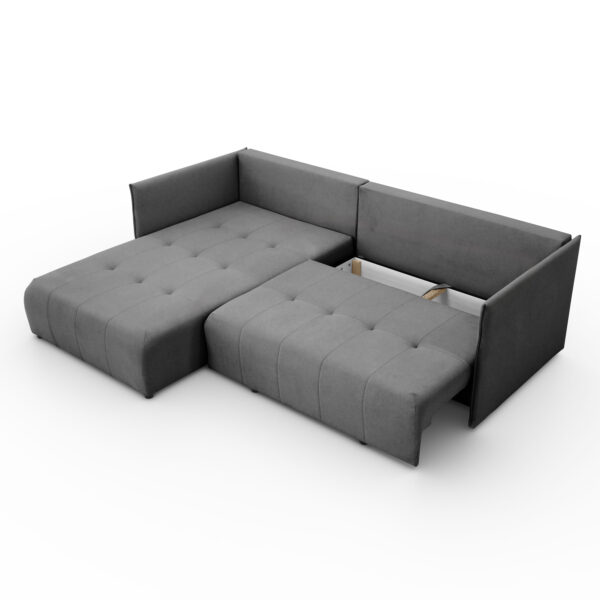 Ecksofa, Sofa L form, Couch L form Hannover L stoff Castel – Bild 33