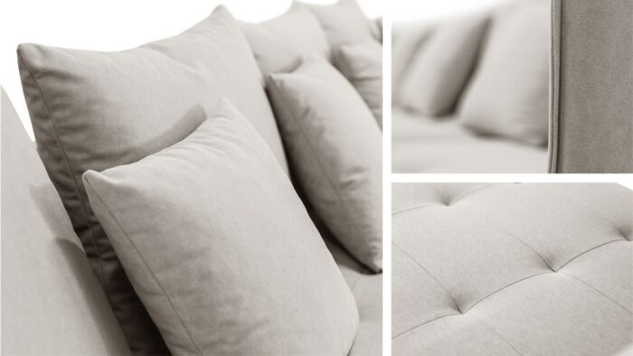 Ecksofa, Sofa U form, Couch U form Hannover U stoff Castel