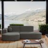 Gartenmöbel Ecksofa,Couch ,Sofa L-Form Designer Modena Studio Patio