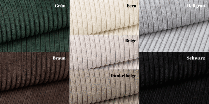 Schlafsofa BEST und Bettkasten Stoff Poso