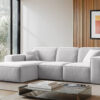 Ecksofa, Sofa L form, Couch L form Siena L stoff Salvador