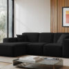 Ecksofa, Sofa L form, Couch L form Siena L stoff Salvador