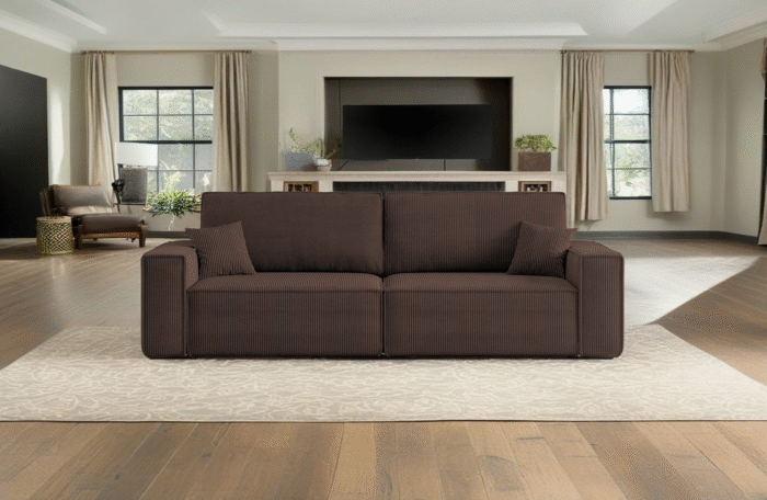 Schlafsofa BEST und Bettkasten Stoff Poso