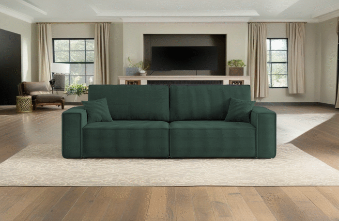 Schlafsofa BEST und Bettkasten Stoff Poso