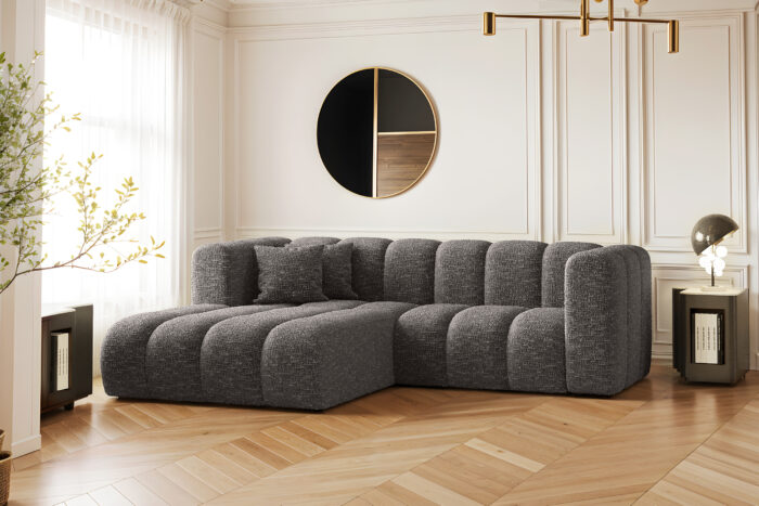 Ecksofa, L-form Sofa Grand modular stoff Haga