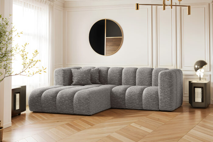 Ecksofa, L-form Sofa Grand modular stoff Haga