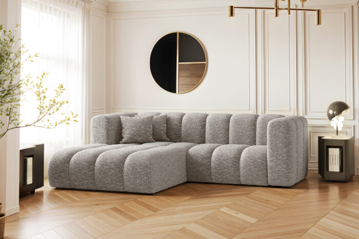 Ecksofa, L-form Sofa Grand modular stoff Haga