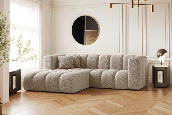 Ecksofa, L-form Sofa Grand modular stoff Haga