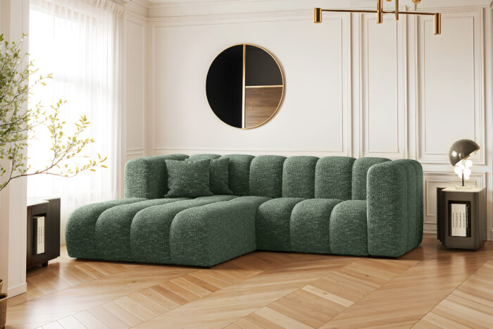 Ecksofa, L-form Sofa Grand modular stoff Haga