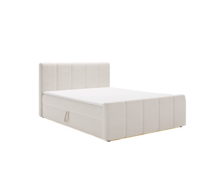 Boxspringbett Berg mit Matratze, Stoff Komodo