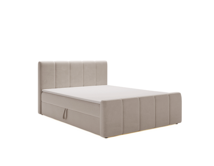 Boxspringbett Berg mit Matratze, Stoff Komodo