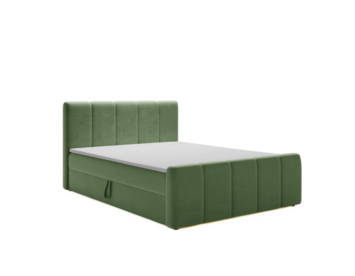 Boxspringbett Berg mit Matratze, Stoff Komodo