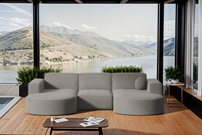 Gartenmöbel Ecksofa, Couch, Sofa U-Form Garten Modena Patio