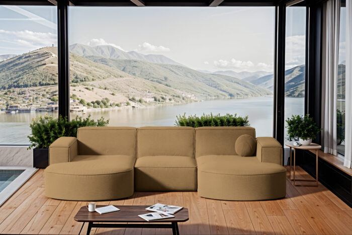 Gartenmöbel Ecksofa, Couch, Sofa U-Form Garten Modena Patio