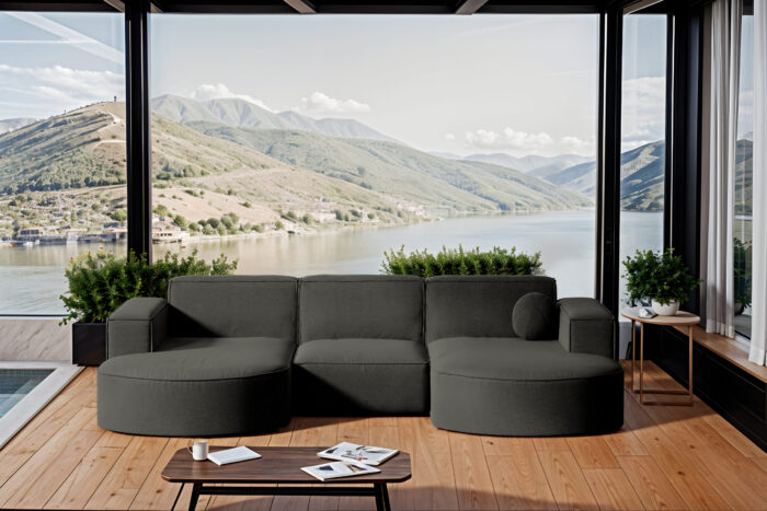 Gartenmöbel Ecksofa, Couch, Sofa U-Form Garten Modena Patio