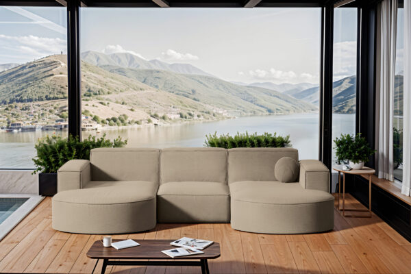 Gartenmöbel Ecksofa, Couch, Sofa U-Form Garten Modena Patio