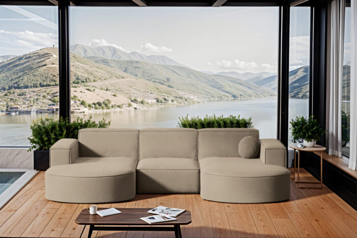 Gartenmöbel Ecksofa, Couch, Sofa U-Form Garten Modena Patio