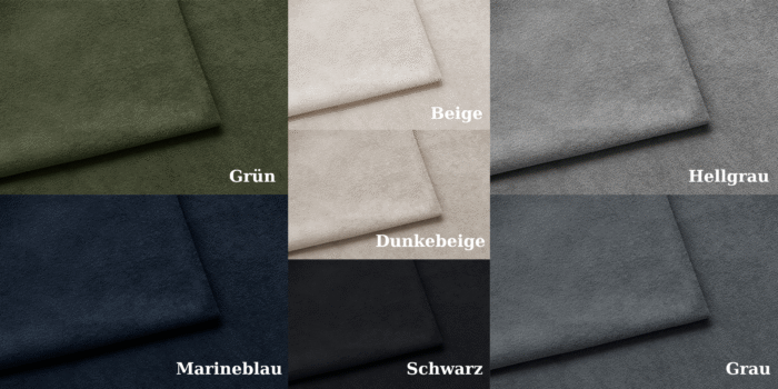 Kontinentalbett Panama mit Bettkästen Stoff Komodo