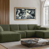 Ecksofa U-Form Siena mit Stoff Maloy