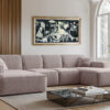 Ecksofa U-Form Siena mit Stoff Maloy