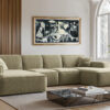 Ecksofa U-Form Siena mit Stoff Maloy