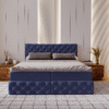 Chesterfield-Kontinentalbett Luxury Stoff Royal Velvet