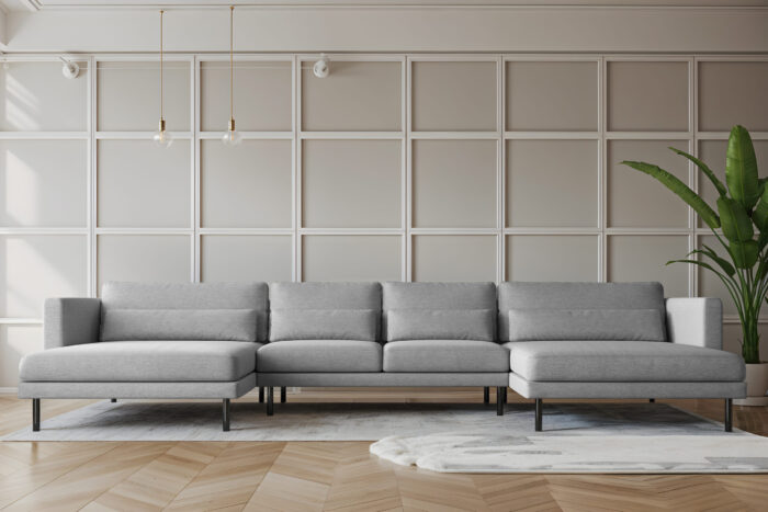 Ecksofa DANI in U-Form Stilvolles stoff Verita