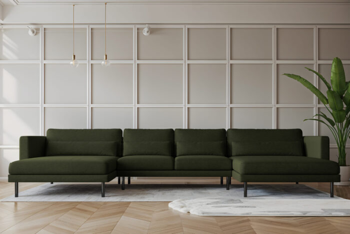 Ecksofa DANI in U-Form Stilvolles stoff Verita