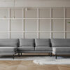 Ecksofa DANI in U-Form Stilvolles stoff Verita