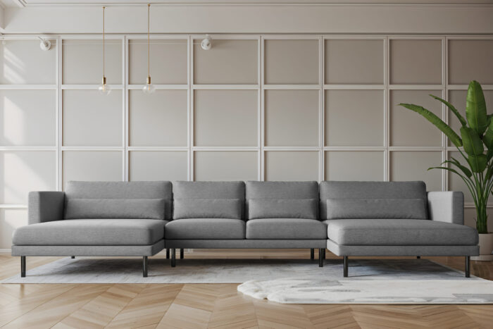 Ecksofa DANI in U-Form Stilvolles stoff Verita