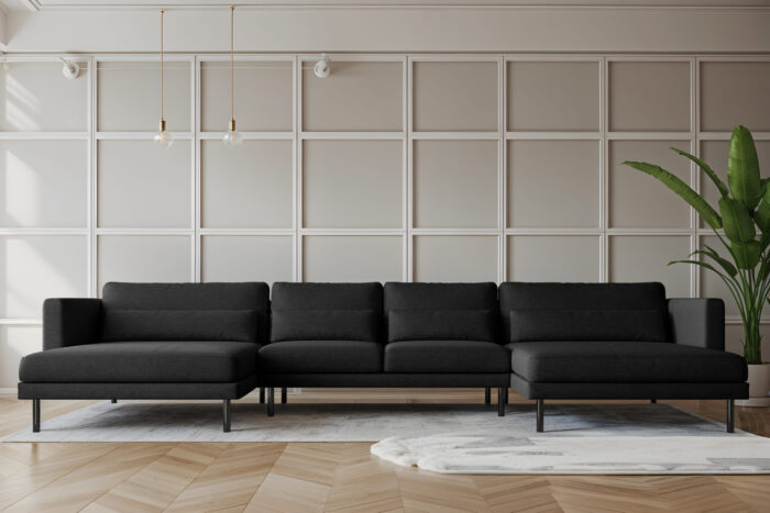 Ecksofa DANI in U-Form Stilvolles stoff Verita