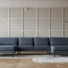 Ecksofa DANI in U-Form Stilvolles stoff Verita