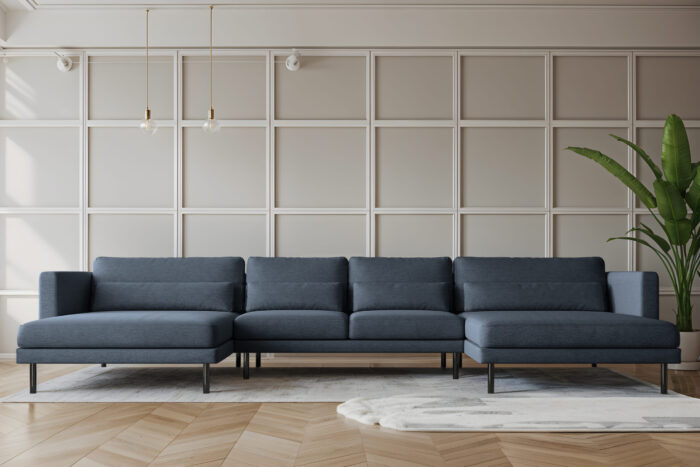 Ecksofa DANI in U-Form Stilvolles stoff Verita