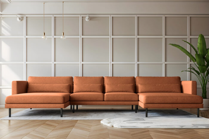 Ecksofa DANI in U-Form Stilvolles stoff Verita