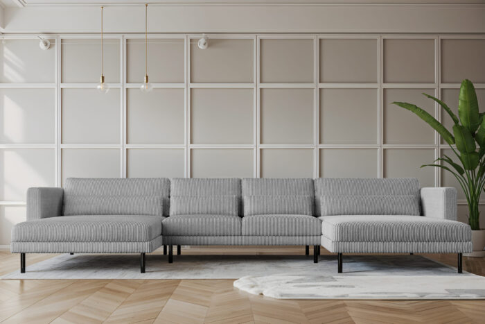 Ecksofa DANI in U-Form,Stilvolles, stoff Poso