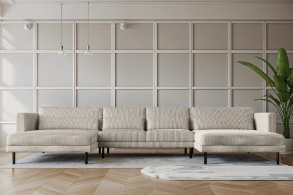 Ecksofa DANI in U-Form,Stilvolles, stoff Poso