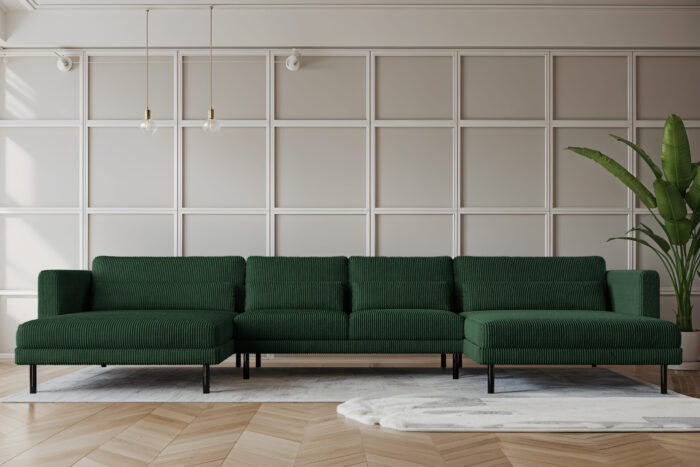 Ecksofa DANI in U-Form,Stilvolles, stoff Poso