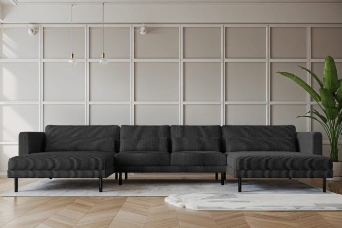 Ecksofa DANI in U-Form,Stilvolles, stoff Poso