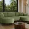 Ecksofa, Sofa Designer Modena U Rein stoff Quelle