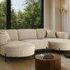 Ecksofa, Sofa Designer Modena U Rein stoff Quelle