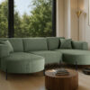 Ecksofa, Sofa Designer Modena U Rein stoff Quelle